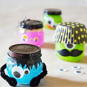 Glitter Slime Monster Jars