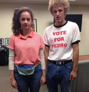 Napolean Dynamite and Deb funny Halloween couples costume 
