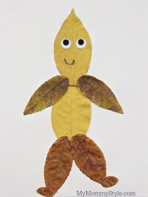 fall Leaf People craft for kids
