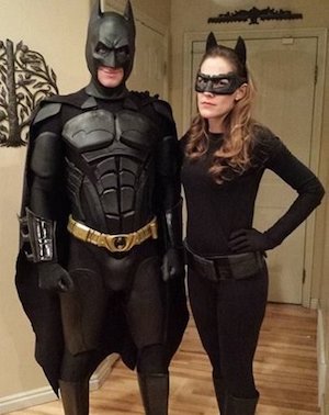 DIY Batman & Catwoman Halloween Costumes