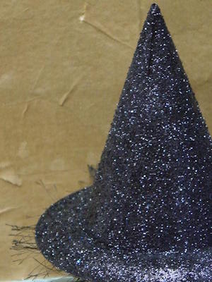 Glittery Witch Hat Craft for kids