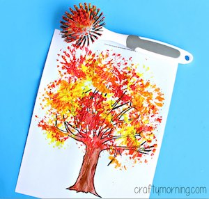 Leaf Hand Prints