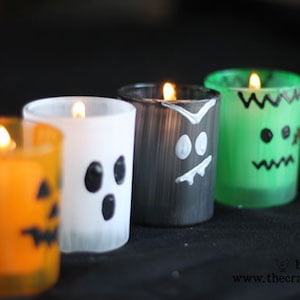 Halloween Character Candles craft for adults