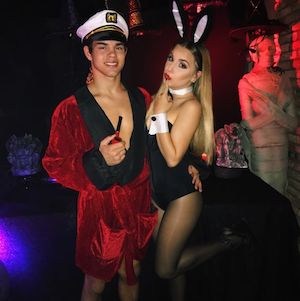 Hugh Hefner & Bunny costume