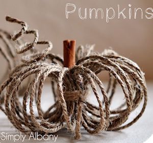 Twine Pumpkins