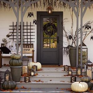 Spooky Vintage halloween Front Porch
