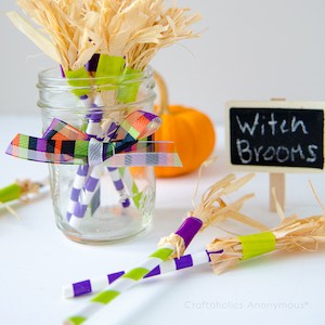 Witch Broom Party Favors