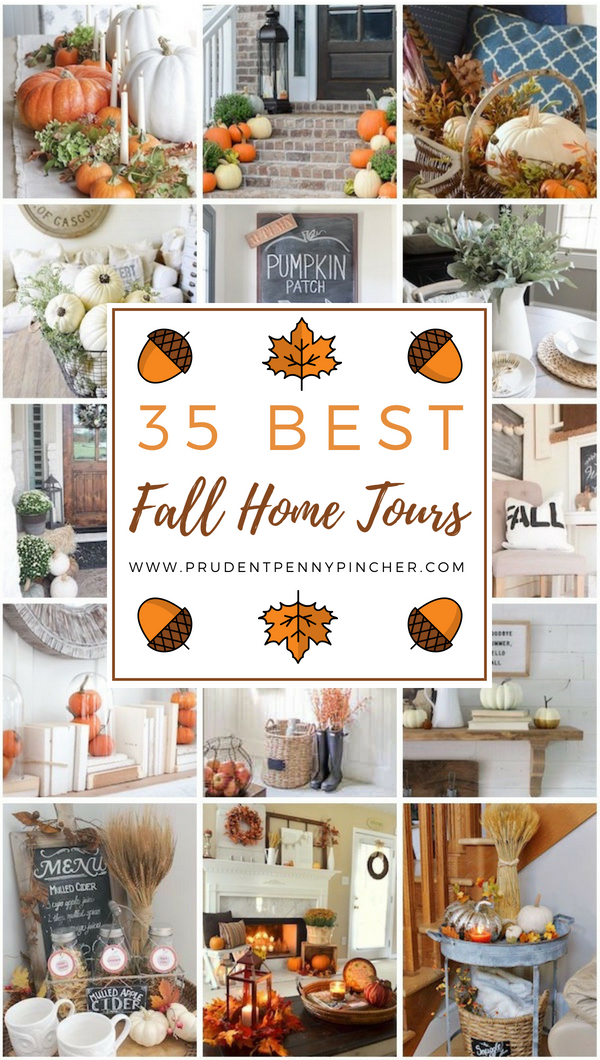 35 best fall decor home tours prudent penny pincher