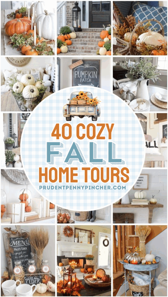 35 Best Fall Decor Home Tours - Prudent Penny Pincher