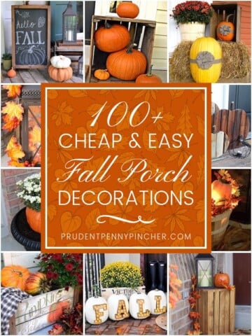 100 Cheap and Easy Fall Porch Decorations