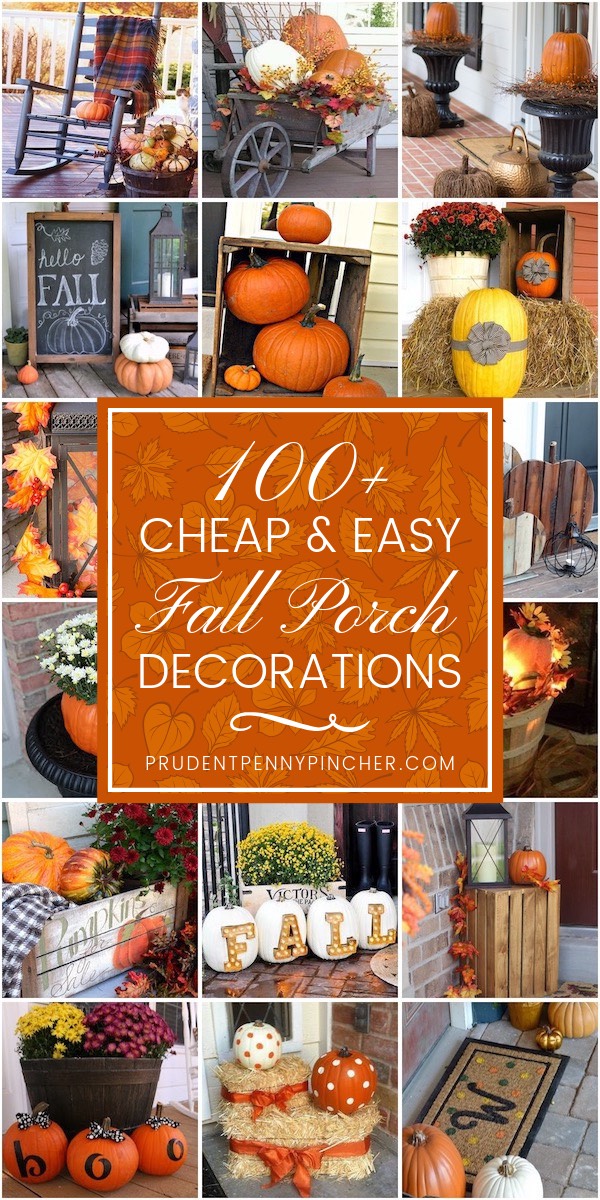 100 Cheap and Easy Fall Porch Decorations