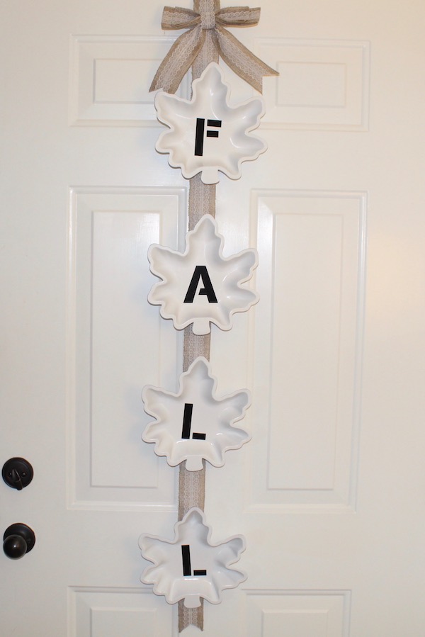 Dollar Tree Fall Farmhouse Door Hanger Decor