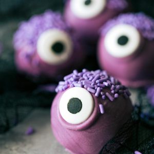 One Eyed Purple Monster Truffles