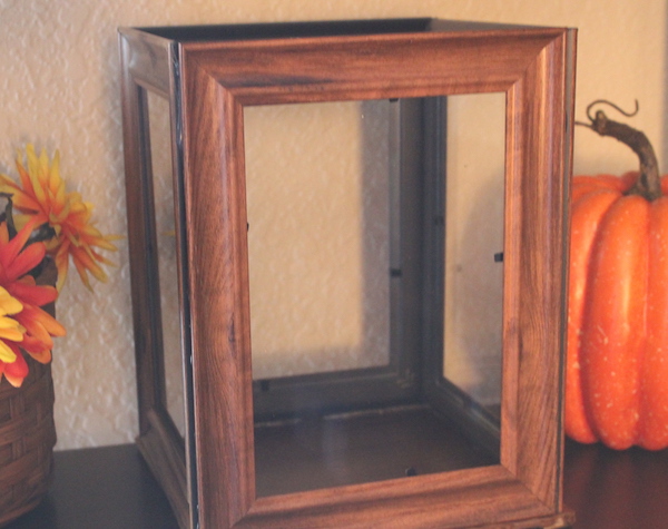 DIY Dollar Store Rustic Fall Lantern