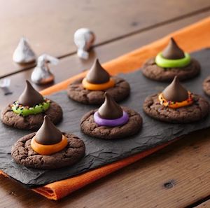 Easy Witch Hat Halloween Cookies