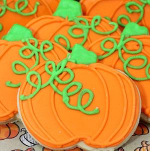 Pumpkin Sugar Cookies