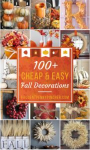 100 Cheap and Easy DIY Fall Decor Ideas - Prudent Penny Pincher