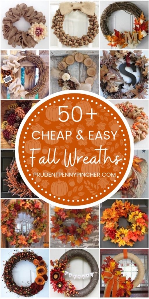 50 Cheap and Easy Fall Wreaths