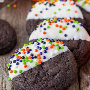 Halloween Sprinkle Cookies