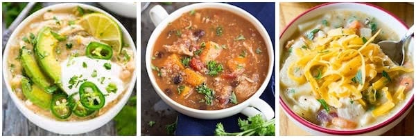 Healthy Crockpot Chicken Soups