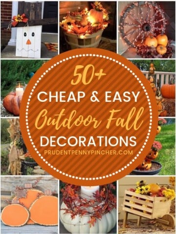 50 Cheap and Easy Outdoor Fall Decorations