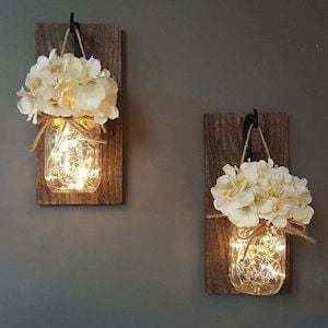 DIY Wall Sconces Dollar Tree craft