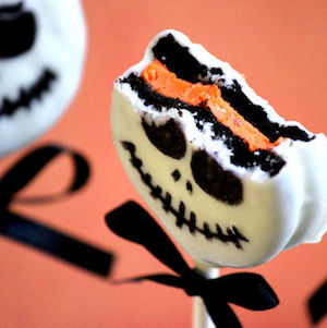 Jack Skellington Oreo Pop