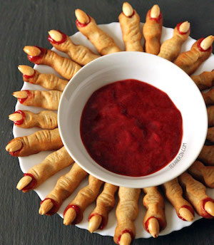 Witch Finger Cookies halloween appetizer