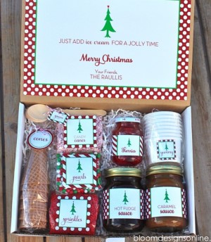 Christmas Sundaes gift box