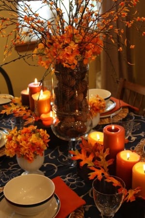 Thanksgiving Table Setting 