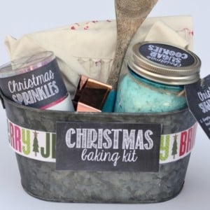 Christmas Baking Kit gift basket