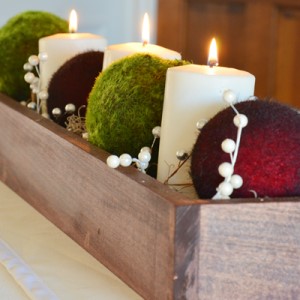 decoración de la mesa de la cena de navidad