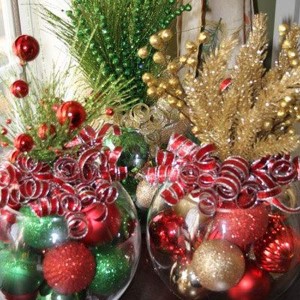 Ornament DIY Christmas Centerpiece