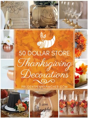 50 Dollar Store Thanksgiving Decorations