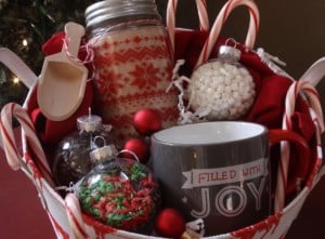 Hot Cocoa Christmas Gift Basket