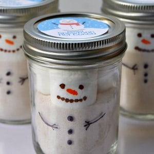 Melted Snowman Hot Chocolate 
