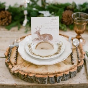  Elegant Rustic Woodland Table