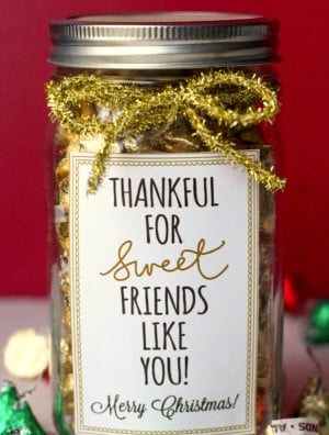 Thankful for Sweet Friends Gift Idea