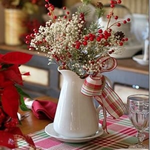 Farmhouse Christmas Pitcher