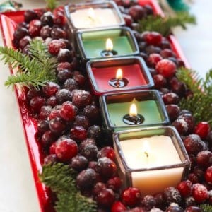 Christmas Cranberry Centerpiece Ideas