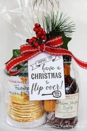 Pancake "Christmas to Flip Over" Gift Basket