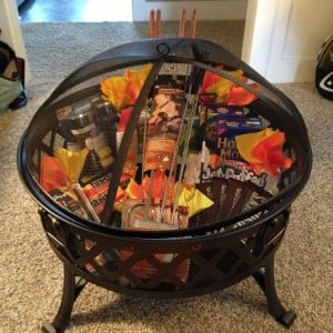 Fire Pit Gift Basket