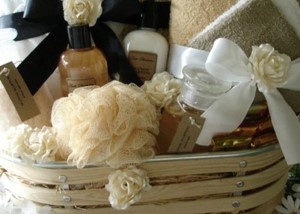 Spa Themed gift Basket for christmas