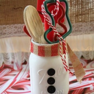 Snowman Mason Jar