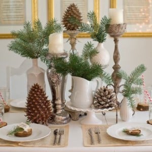 Natural Christmas Centerpiece