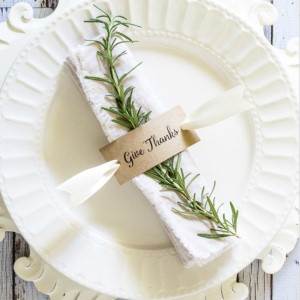 Thanksgiving Napkin Ring Table Decor