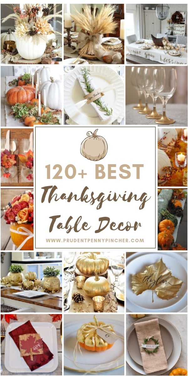 120 Best Thanksgiving Table Decorations