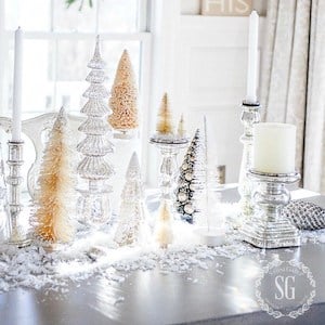 Winter Whites Christmas Table