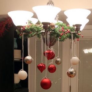 Christmas Ornament Chandelier