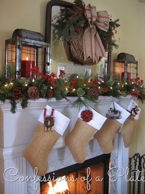 Country Farmhouse Mantel